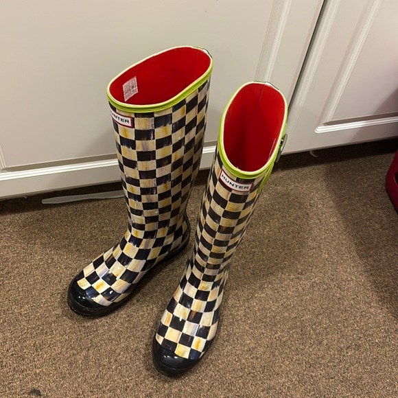 MacKenzie-Childs Shoes - Mackenzie Child’s Hunter Boots. Excellent condition. Worn one time. Size 39